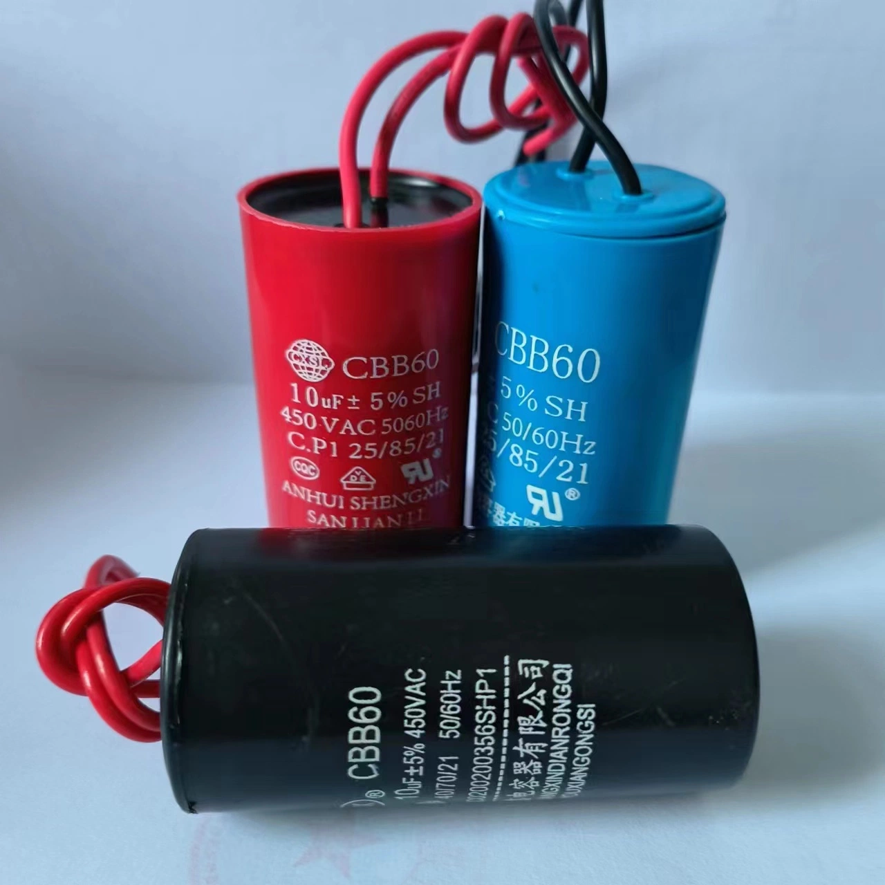 Wash Machine 450VAC 13UF Motor Capacitor with Wire