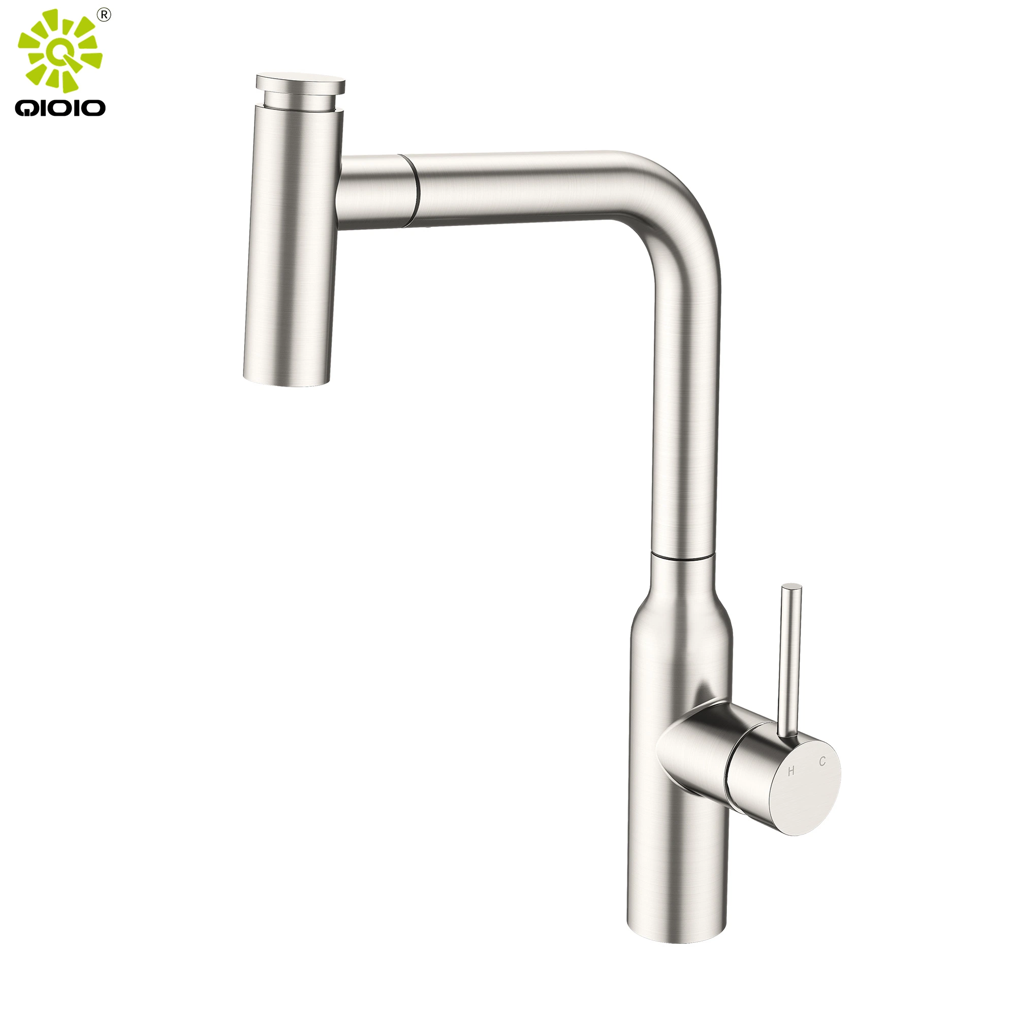 China Original Manufacturing Stainless Steel Sensor Pull out Faucet Mixer Kitchen Faucet