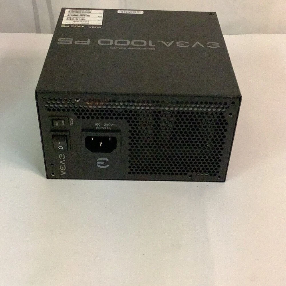 Supernova Evga 1000 P5 80 Plus Platinum completamente modulares de 1000W en modo Eco con Fdb Ventilador, Incluye Power on Self Probador Fuente de alimentación de escritorio