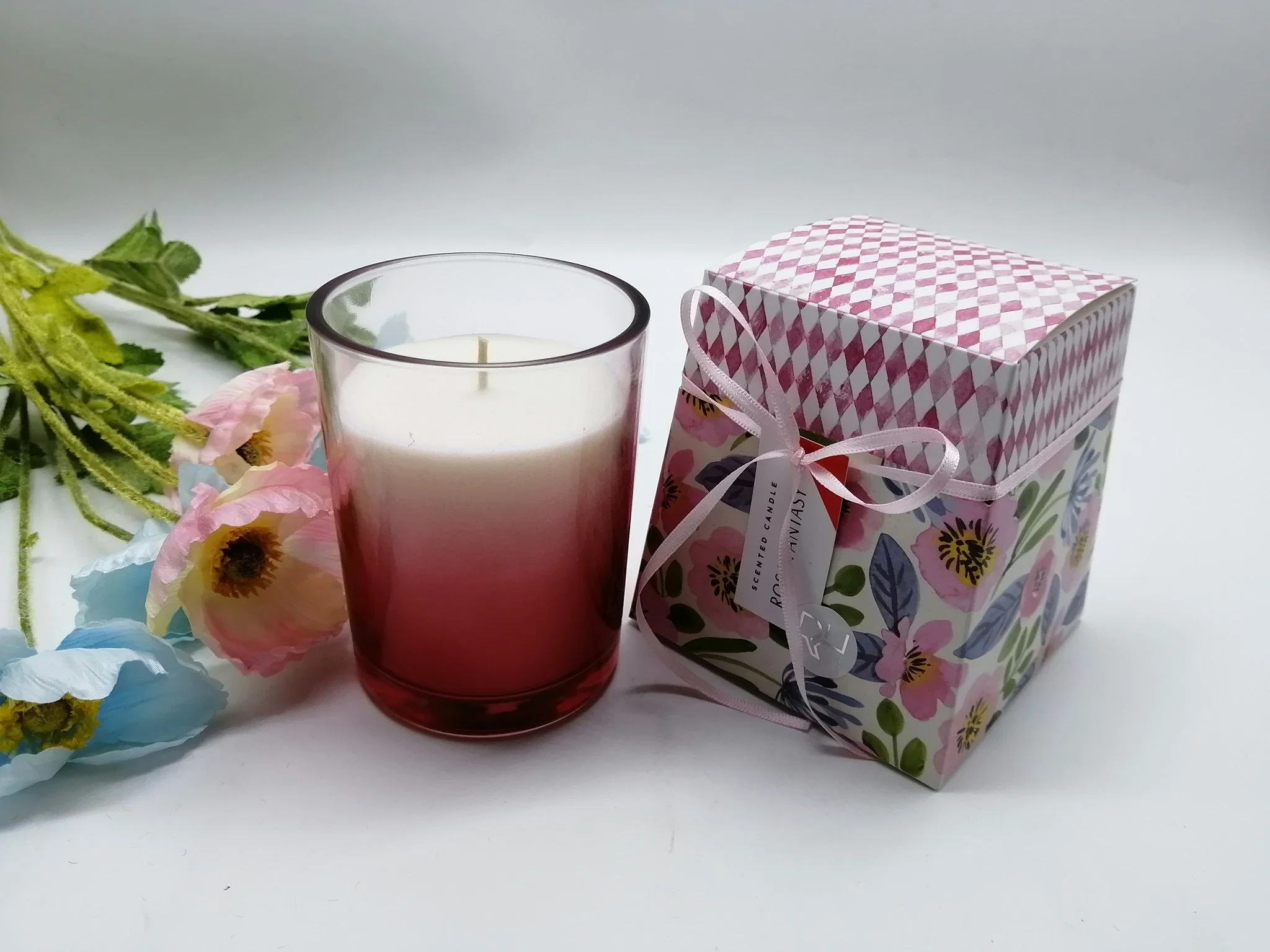 Marca privada Soy Wax Wholesale Fabricante Proveedor de regalos de Navidad y. Valentine′ S Day Logo personalizado Aroma de lujo de alta calidad Perfumado