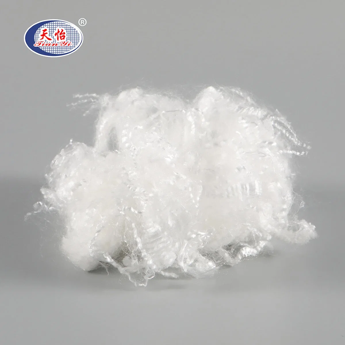 Long Service Life PVA Water-Soluble Curled Fiber 60-90 &ordm; C for Paper Industry