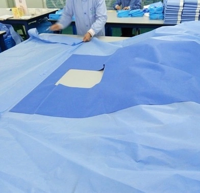 Spp Laminated Medical Non Woven Fabric for Disposable Surgical Drape & Bed Sheet