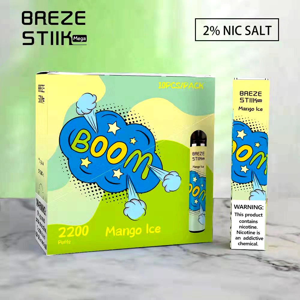 China Hot selling vaporizer Breze Stiik 2200puffs Vape E سجائر بالجملة القرد