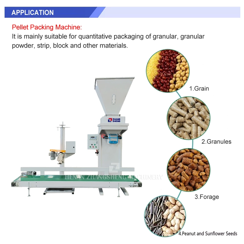 Multifunctional 20-50kg Packaging Equipment for Wood Pellet Line