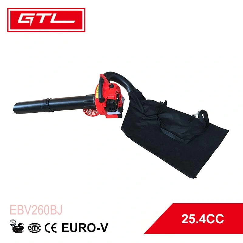 Gasoline Engine 25.4cc Gasoline Handheld Leaf Blower Vacuum Blower with 3 Functions