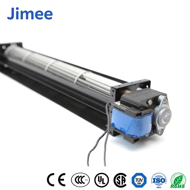 Motor Jimee China ventilador centrífugo 146mm fábrica de plástico do ventilador Fcu Jm-400-95 Aluninum Fluxo do impulsor do motor do ventilador para a estufa de aquecimento de piso Aquecimento do resfriamento de ventilação