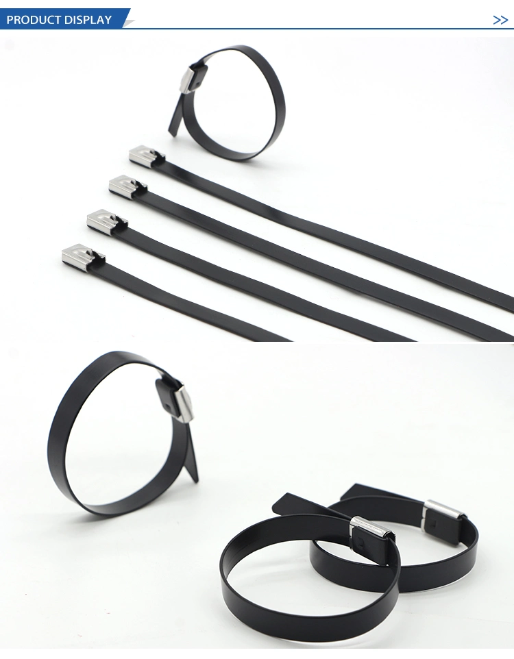 Self-Locking Cable Tie Xinxing China Wire Straps Metal Ziptie with RoHS