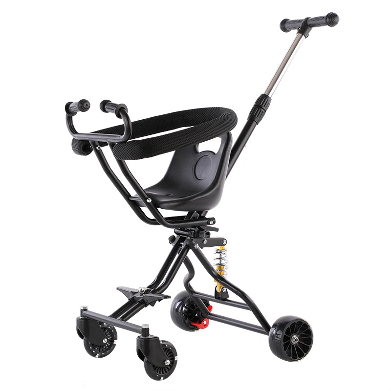 Factory Supplier Shock Absorber Kids Folding Trolley Baby Lightweight Stroller with Umbrella