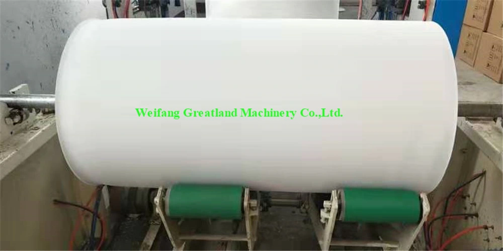 Chinese Tissue White Color Jumbo Roll Neck Paper Creping and Rewinding Production Line