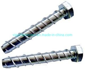 Carbon Steel Yellow/White Zinc Plated Hex Head Type/Hex Flange Head Type Concrete Screw/Masonry Screw