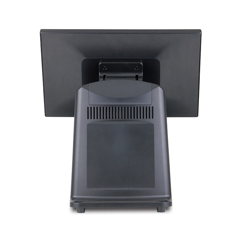15,6 pouces écran tactile unique noir POS caisse enregistreuse avec l'imprimante thermique