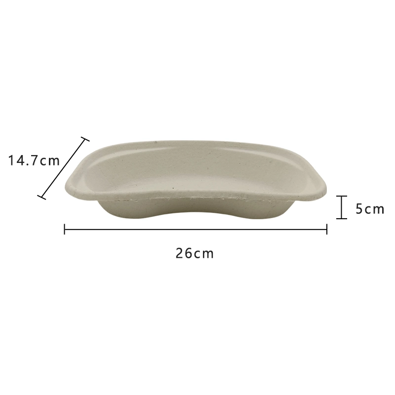 Instrumento de laboratório médico-cirúrgico de uso dentário descartável para emese em forma de rim Ferramentas