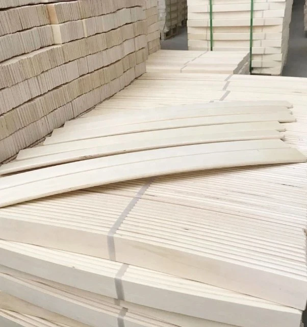 High Quality Poplar LVL Bent Wood Curved Bed Slat for Slat Bed