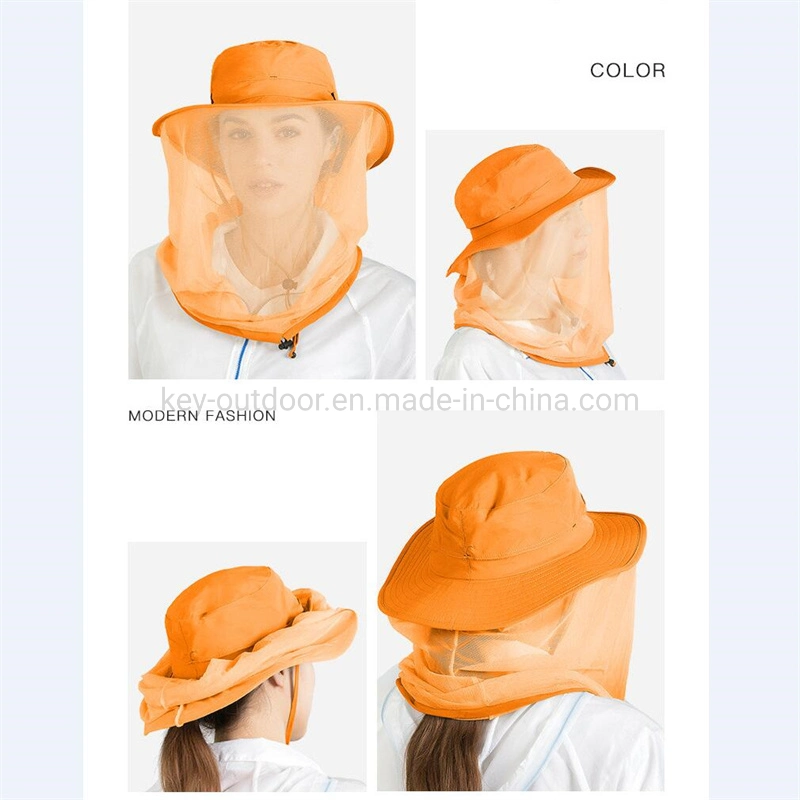 Fashion Mosquito Insects Head Net Sun Hat Bug Bee Protection Mesh Fishing Outdoor Men Women Hat Cap Balaclave