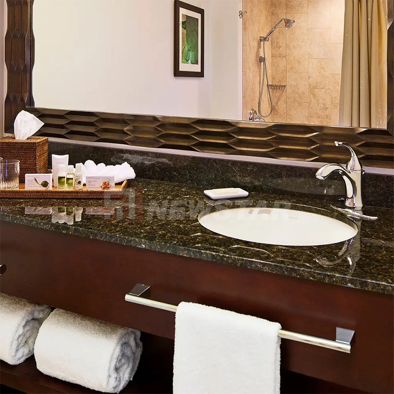 Luxury Cut-to-Size Granite Stone Vanity Countertop Bathroom Vanity Top Granite Kitchen Countertops