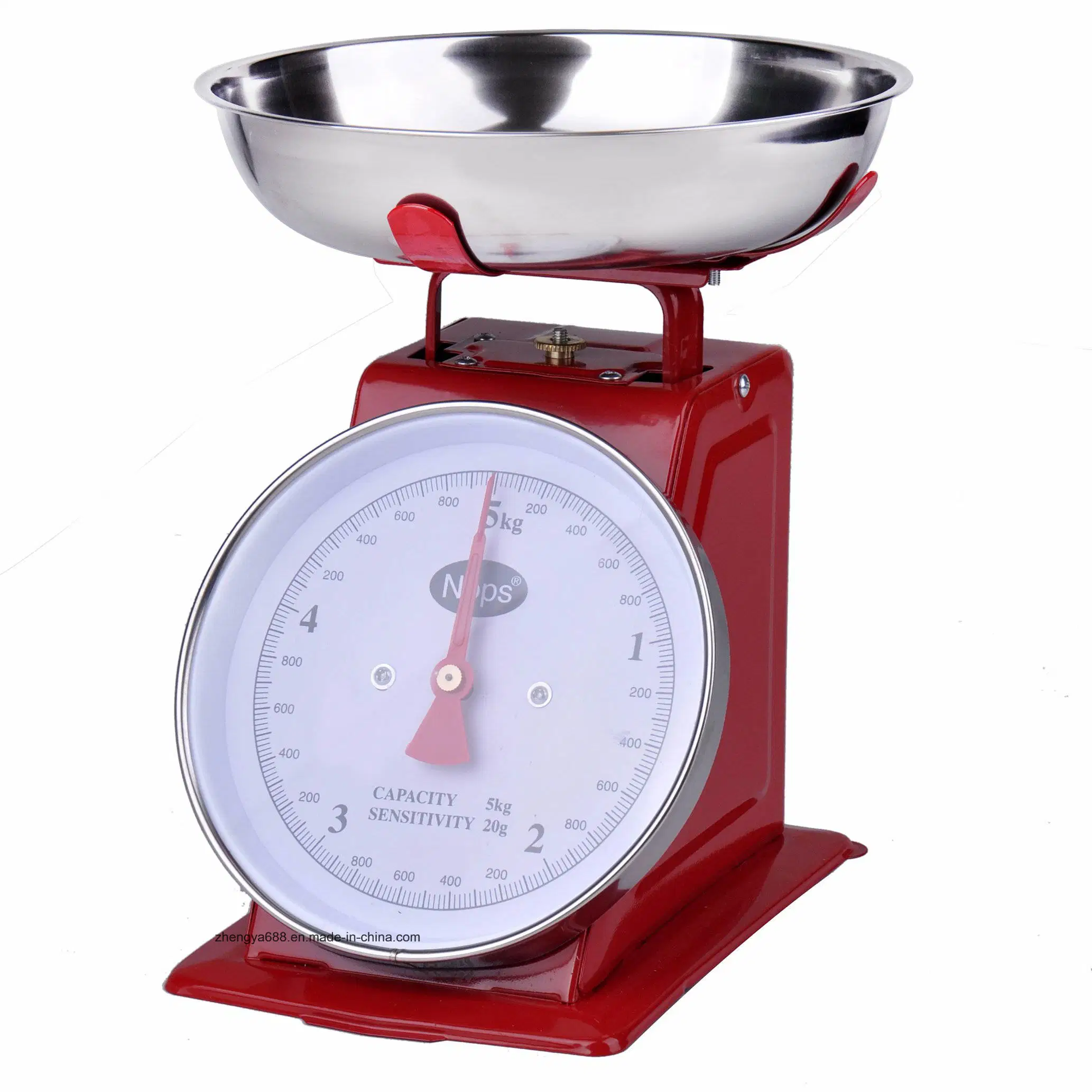 Metel Body Retro 5kg Mechanical Spring Balance Kitchen Scale