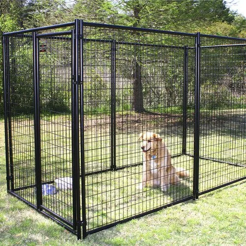 Heavy Duty Animal Cage Square Hole Welded Panel Dog Kennel