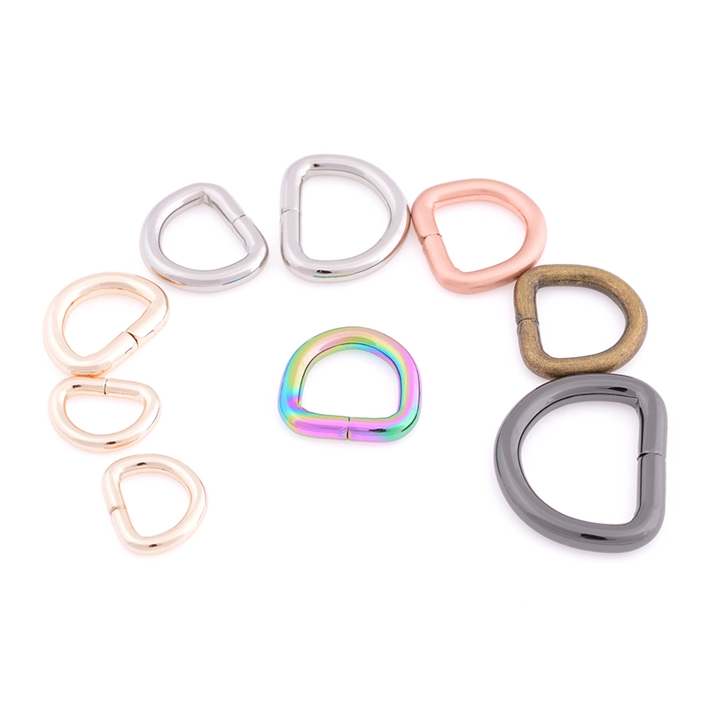 Good Quality Plating Handbags and Bags Iron Wire D Ring