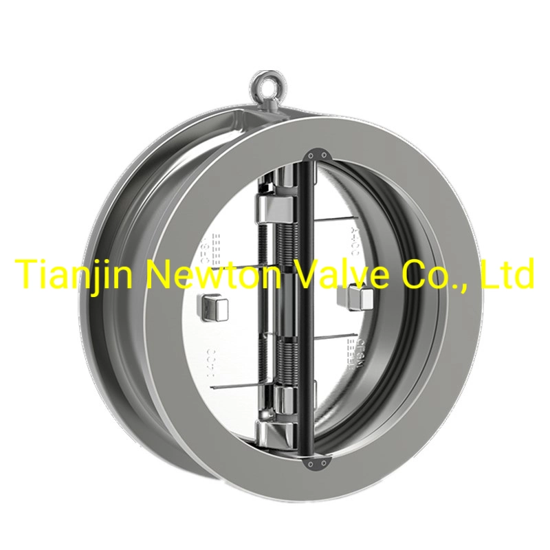 Class150 Stainless Steel Dual Plate One-Way Wafer Type Flap Check Valve