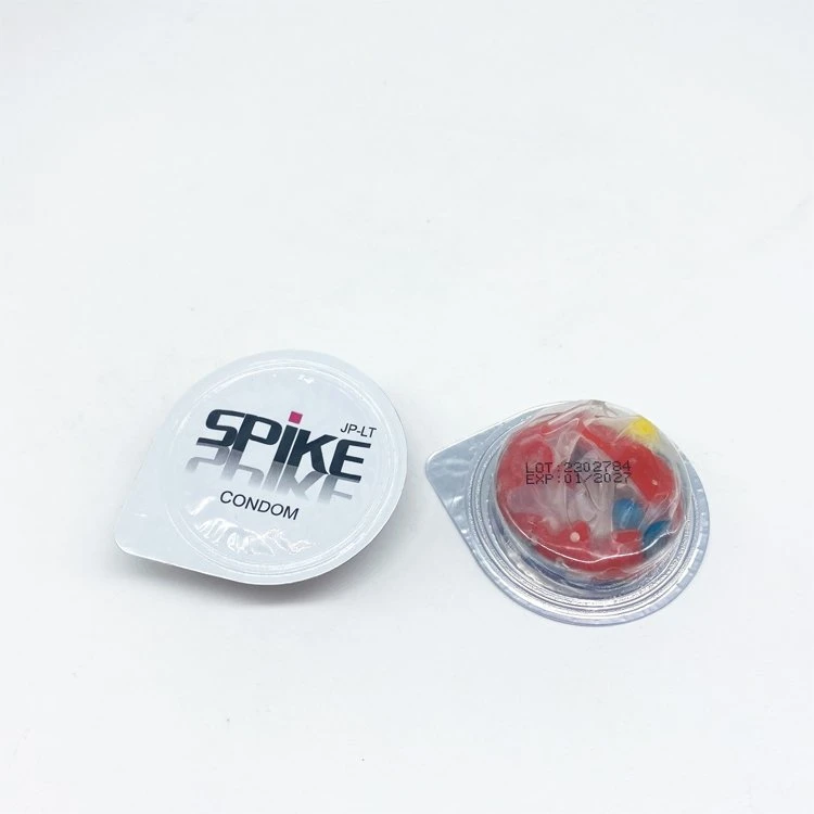 Men Original Spike Condom and Vibrator with Silicon