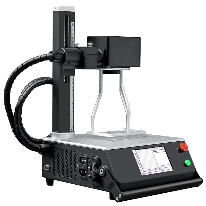 20W gravura a laser de fibra de Marcação de metal em aço inoxidável da máquina Máquina de gravura em metal em aço inoxidável de alumínio