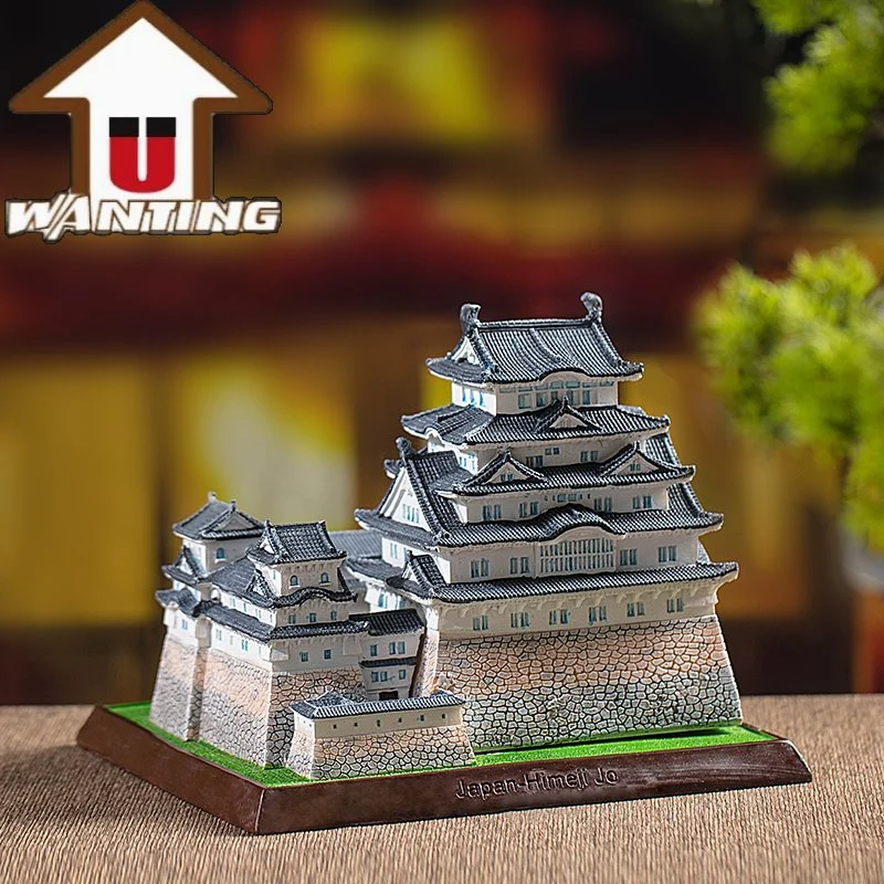 Vente en gros cadeau promotionnel Himeji Castle Office Décoration Japan Travel Building Souvenir touristique