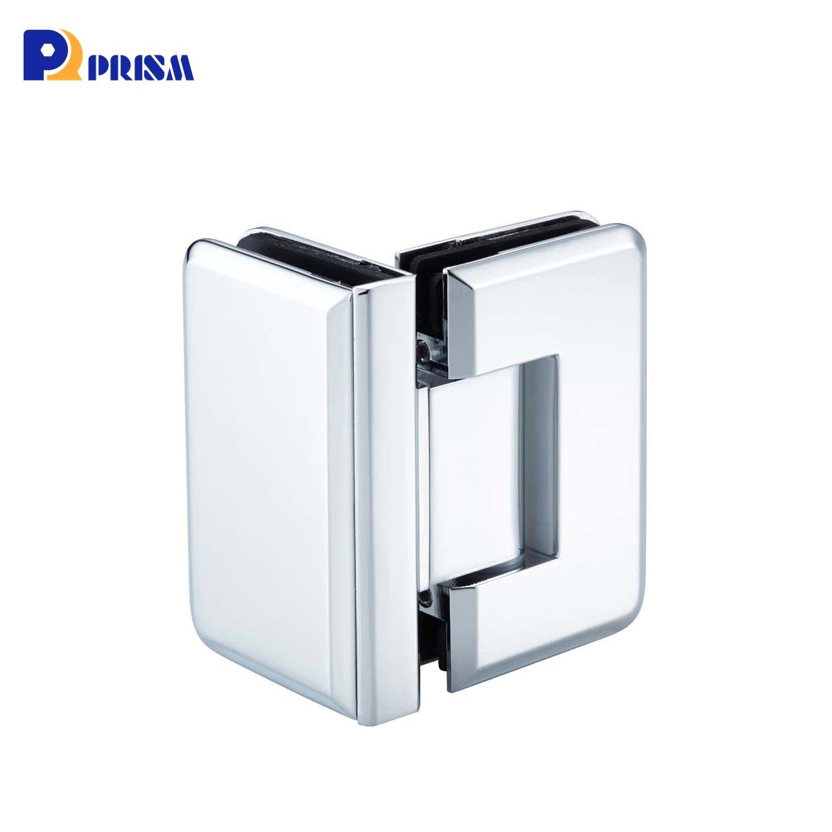 135 &deg; Self Closed Hinged Beveled Glass to Glass Brass Shower Door Hardware OEM