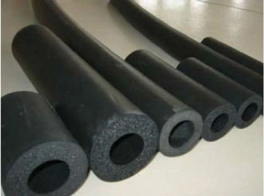 Air Conditioning Pipe Insulation Material Black Air Conditioner Parts PVC Rubber Foam Insulation Coil Tube