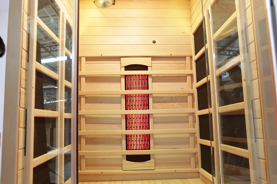 Health and Beauty Production Canada Red Cedar Far Infrared Sauna Room Family Use Home SPA Saunas