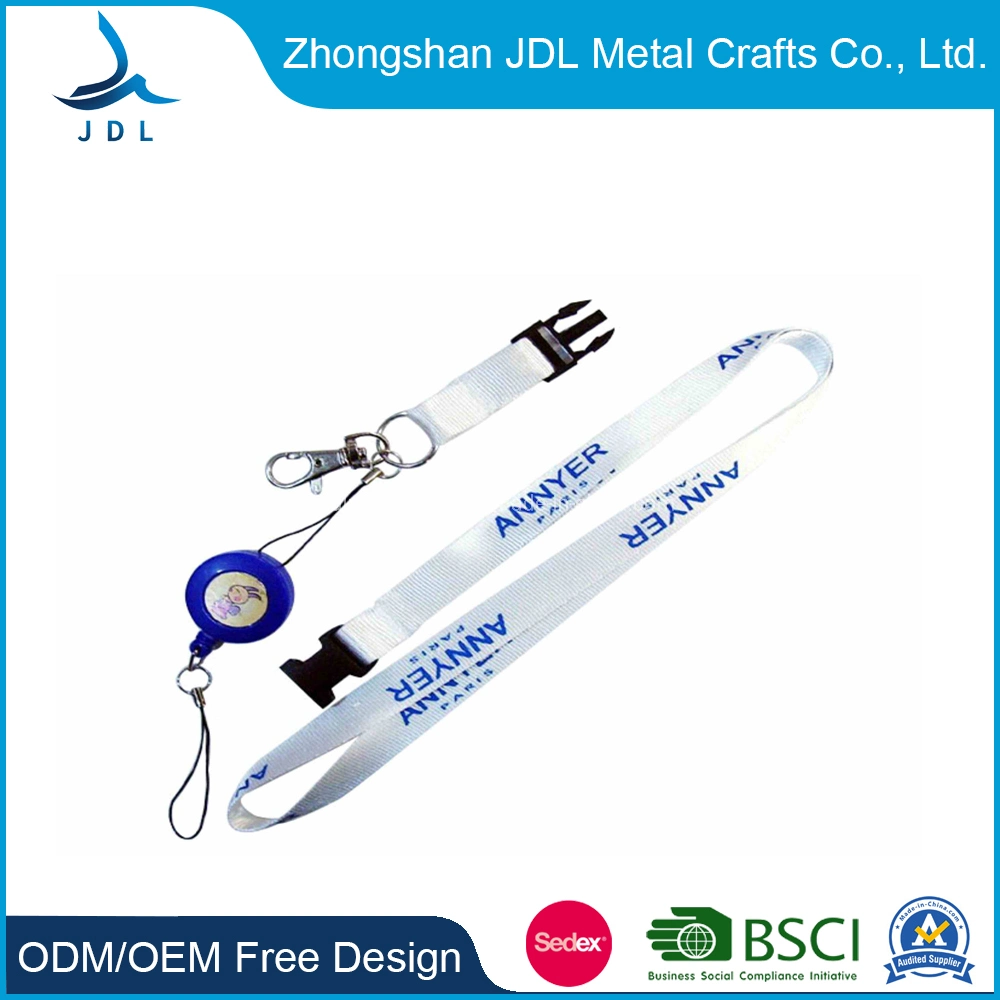 Polyester Sublimation Lanyard with Metal Clasp Jean Making Supplies Malaysia Custom Printed Lanyard (001)