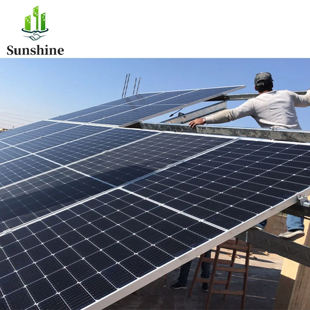 Sunshine Accueil de l'utilisation complète du système d'énergie solaire de 8 kw triphasé 10kw 12kw Système d'énergie solaire hybride