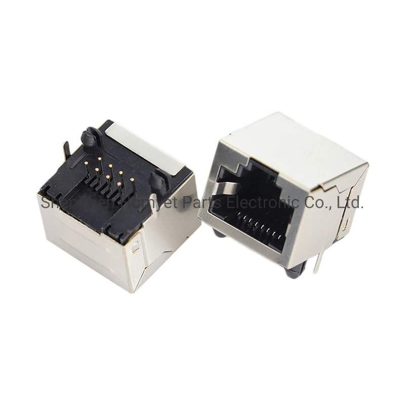 Conector RJ45 56con apantallado de modular el gato, cumple los requisitos de IEEE 802.3u