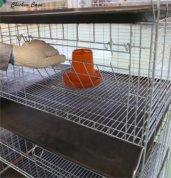 Low Price Wire Mesh Steel Automatic H Type 3 4 5 Tiers Chicken Pullet Breeding Cage for Baby Chicks