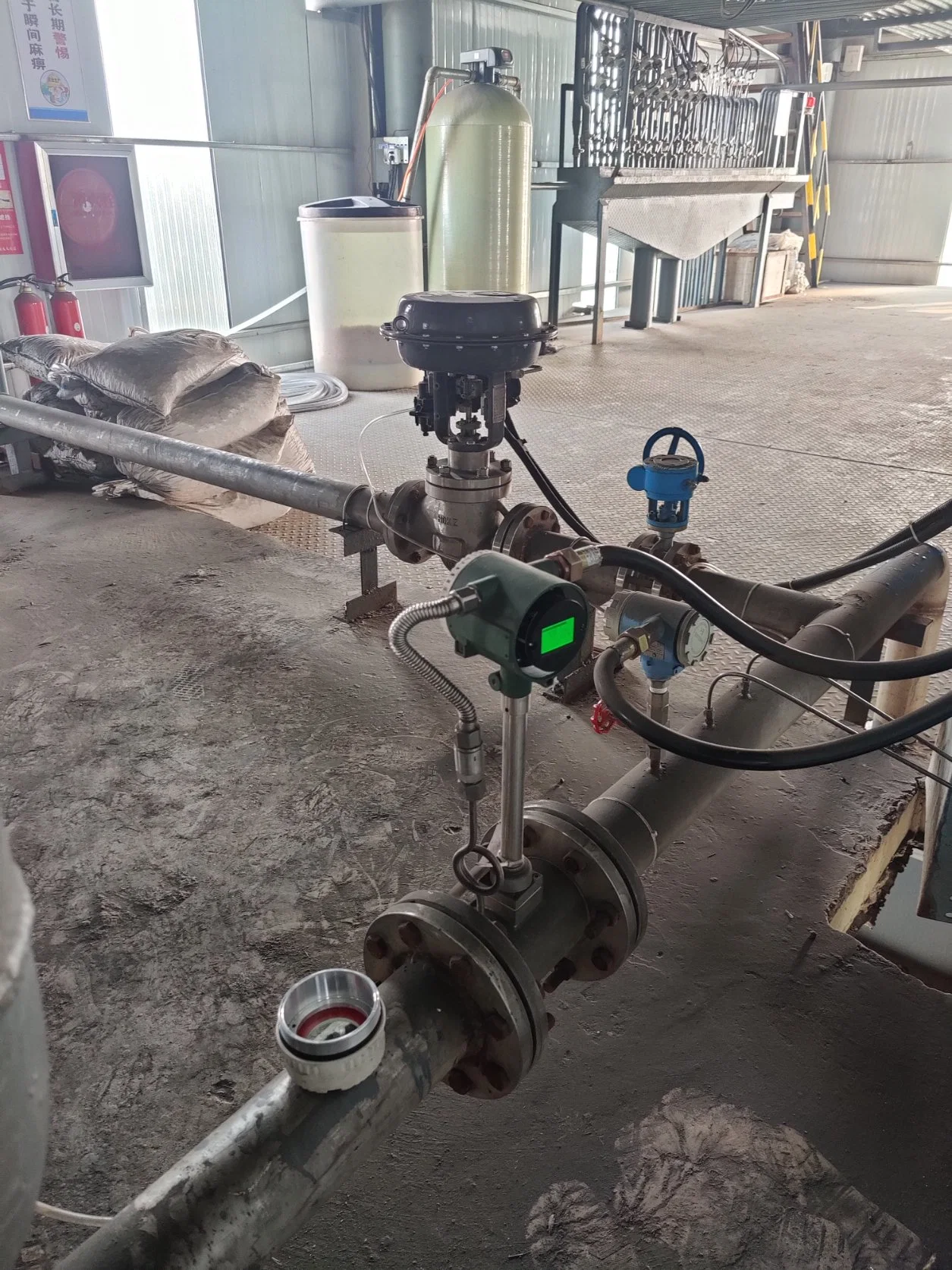 Factory Direct Selling Vortex Flowmeter with Integrated Temperature and Pressure Compensation Compressed Air Flowmeter, Flange Connection