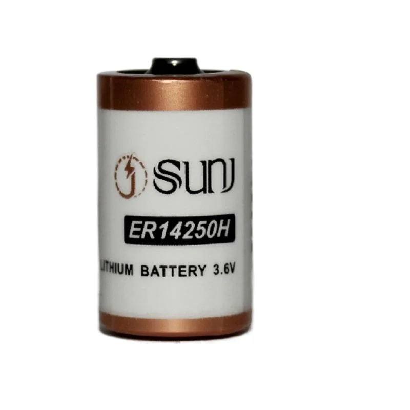 Er14250 3.6V Primary Li-Socl2 1/2 AA Size Bobbin Type Cells Battery Ls14250 with Shell for Smart Meter