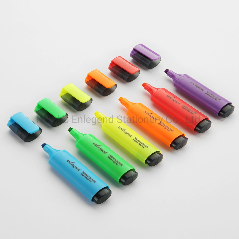 HL6004 Multi Color Marker Office Supply Stationery Highlighter pen for Office and School Use