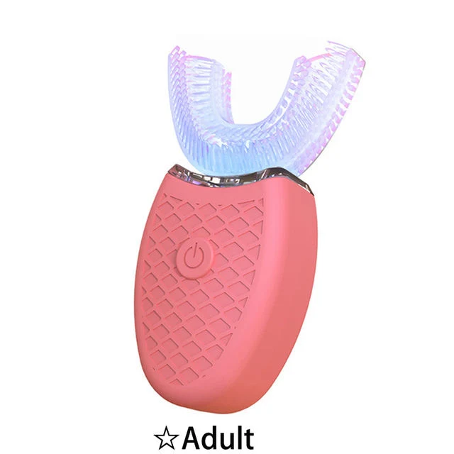 Home Use Ultrasonic Adults U Shaped Whole Whitening Travel Mouth Electric Toothbrush