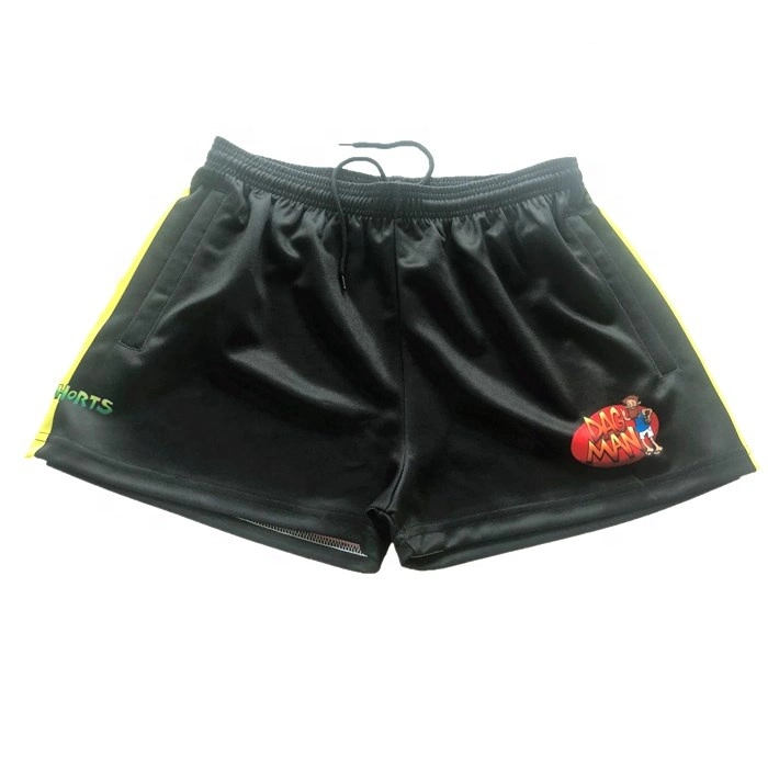 New Design Custom Made Afl Team Shorts Low MOQ Afl Shorts Football Shorts Men Rugby Shorts Custom Sport Short