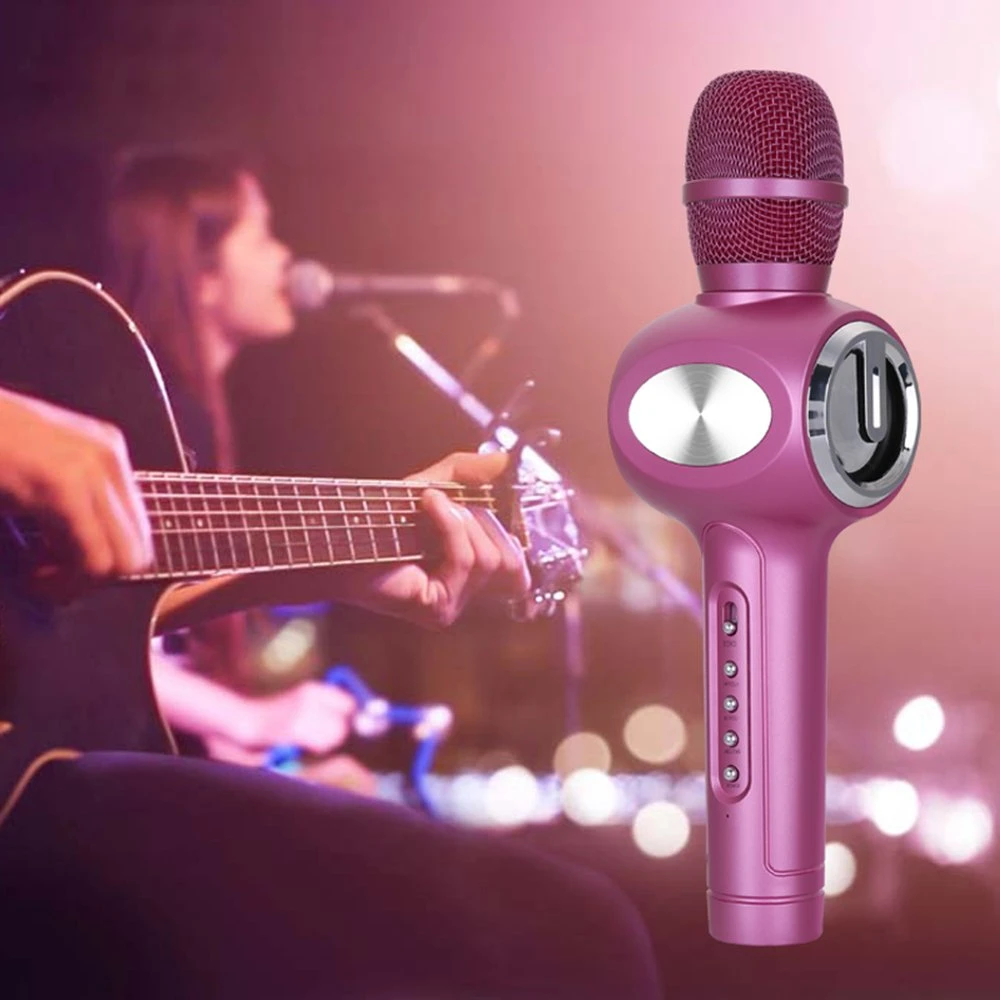 Microphone stéréo sans fil Microphone karaoké avec Duet chanter pour le chant de fonction
