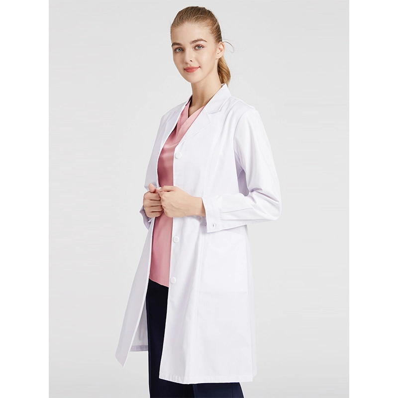 Fancy médicos blancos matorrales/Traje de matorrales y enfermera Hospital diseños uniformes