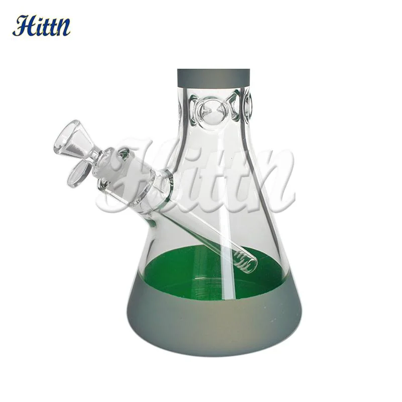 Hittn 16 pouces Neon vert/rouge/vert/bleu Big Beaker brûleur à huile Shisha Tuyau d'eau pour fumeurs en verre de narguah