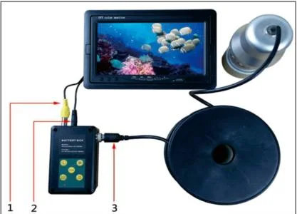 High quality/High cost performance Wd2.0 Underwater Life Detector with 360 -Degree Rotation Camera