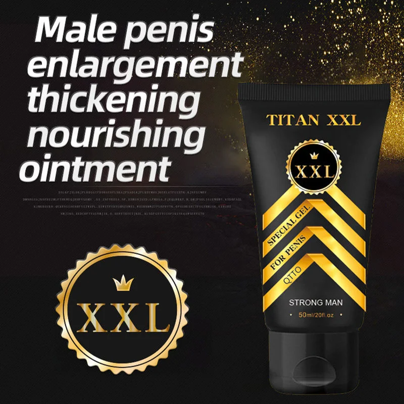 Russia Titan XXL Gel 50ml Herbal Penis Enlargement Gel, Dick Sex Massage Cream for Men's Personal Care Products