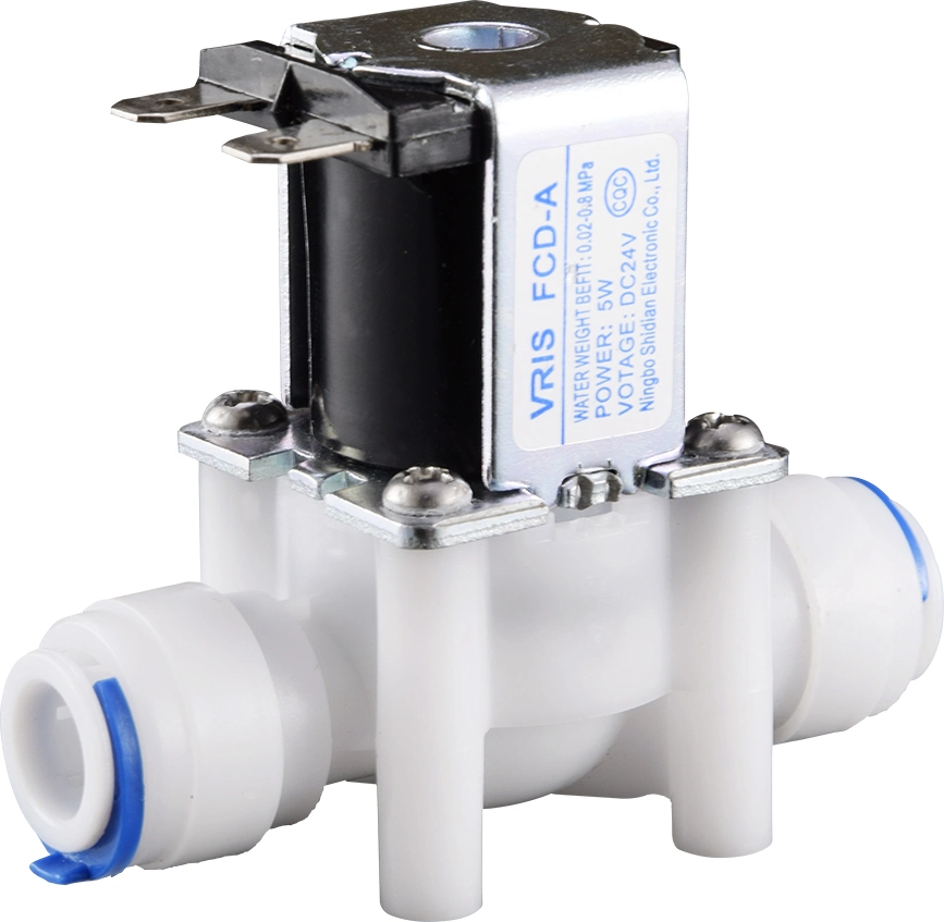 Quick Fitting Stainless Steel Blue Coil Inlet Water Solenoid Valve