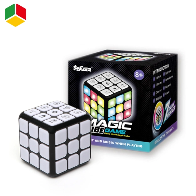 Amazônia QS Venda Quente Produto Haste Intermitente música de brinquedo Pega Puzzle Game Cube cérebro de memória de Promoção de formação Dom mágico de plástico Puzzle Cube brinquedos para crianças