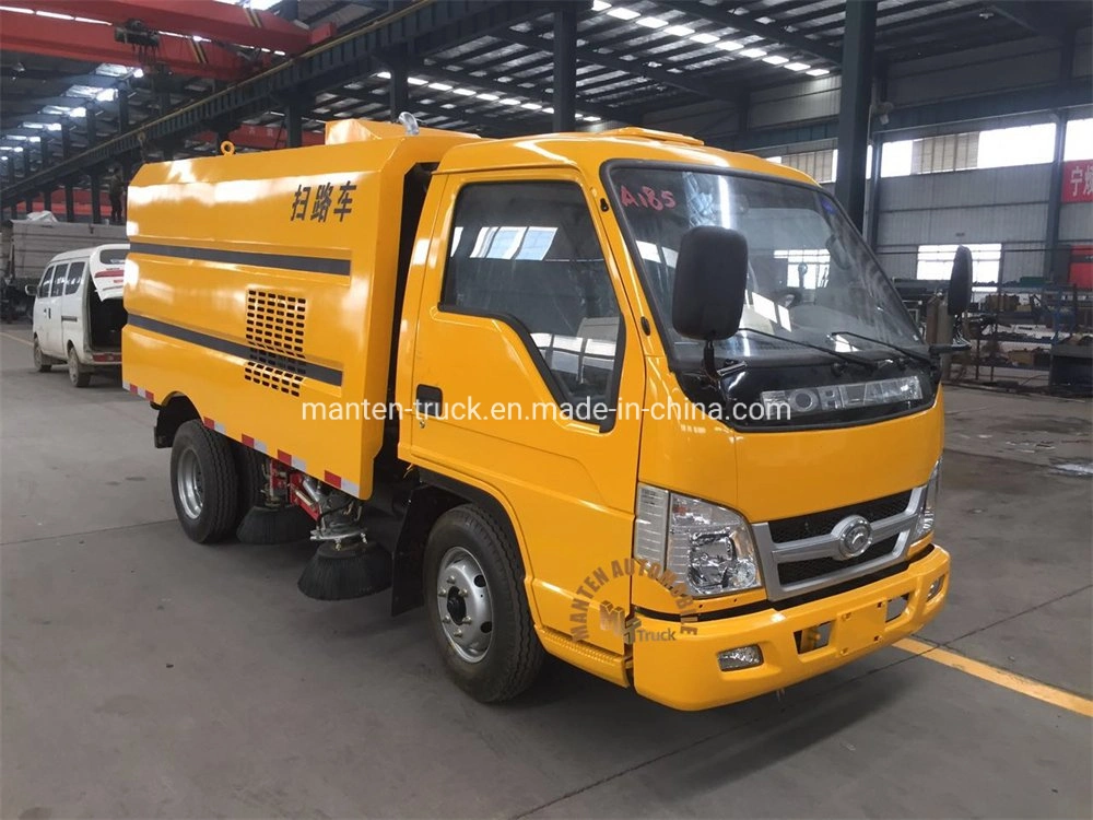 Mini Gasoline 1m3 1 Cubic Meter 1ton 1000 Liters Road Clean Sweep Truck