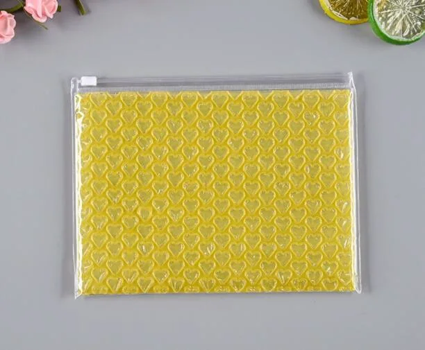 Hot Selling A4 PVC Water-Resistant Office Document Protection Zipper Bubble Bags