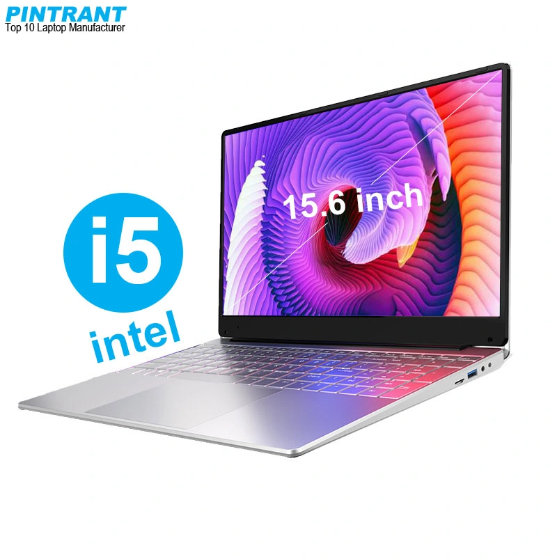 11th Intel I5 1135g7 notebook 15.6 pol. RAM 16 GB Computador portátil de jogos desbloqueio por impressão digital