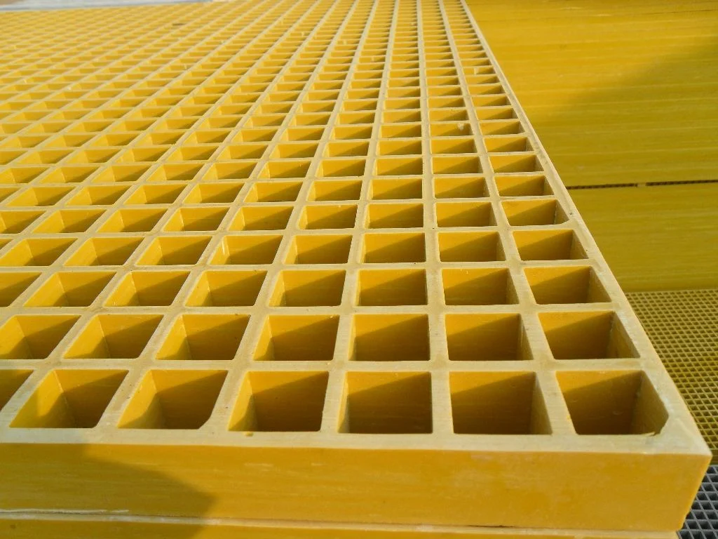 Fiberglass Products 43*43*25mm Light Weight FRP/GRP, Molded Grating for Drain Cover