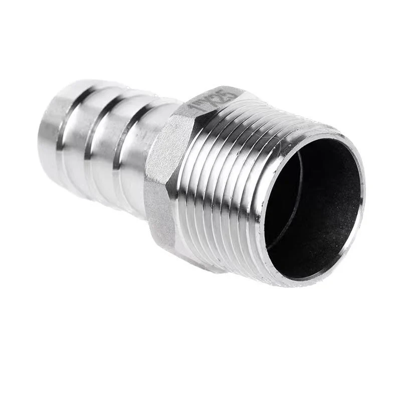 Wenzhou Stainless Steel Pipe Nipple Fitting NPT/Bsp/BSPT/G Thread Barrel Nipple Hose Nipple Manufacturer